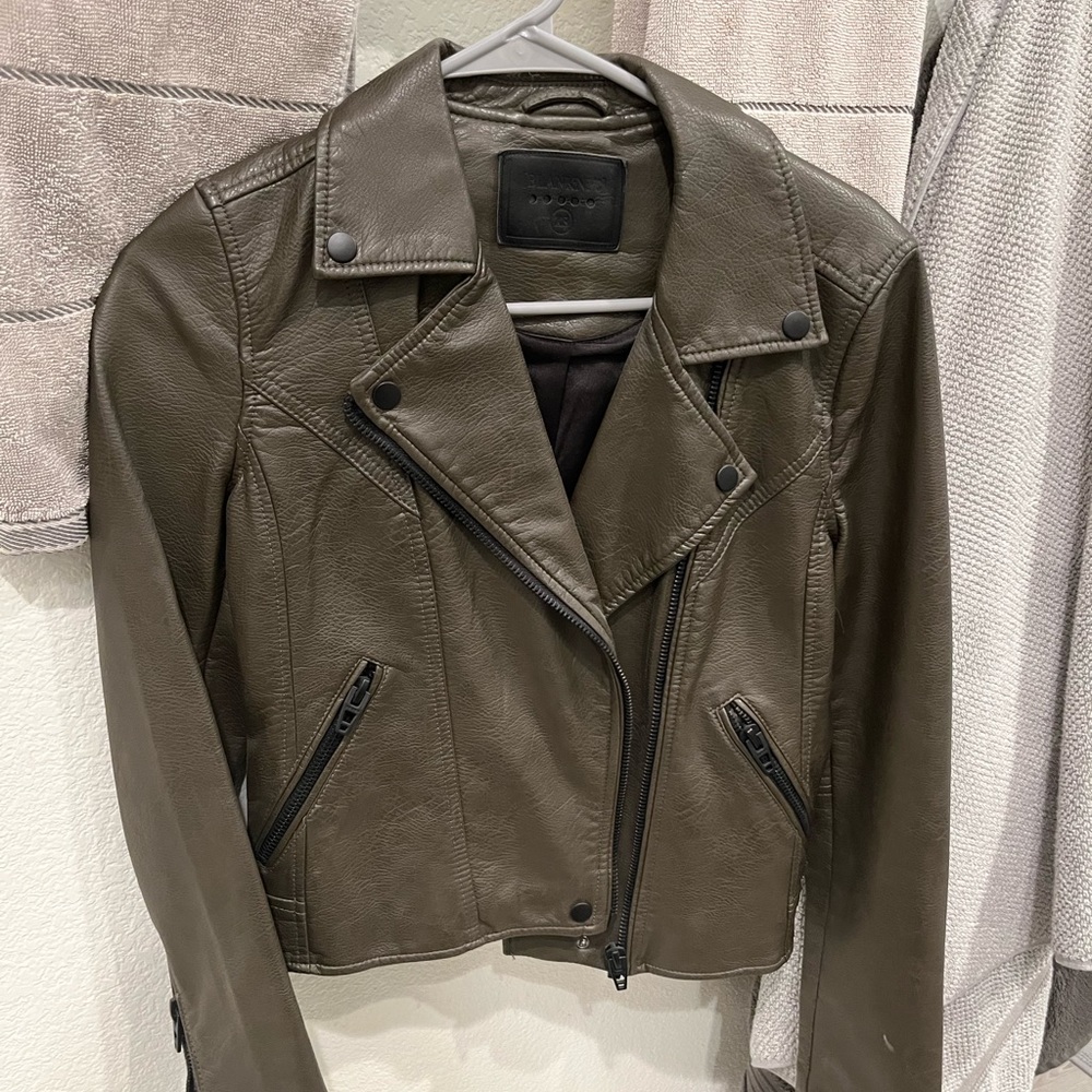 BLANKNYC Faux Leather Moto Jacket